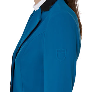 Women's three-button competition jacket BLUE CORAL (19-4526) / XL