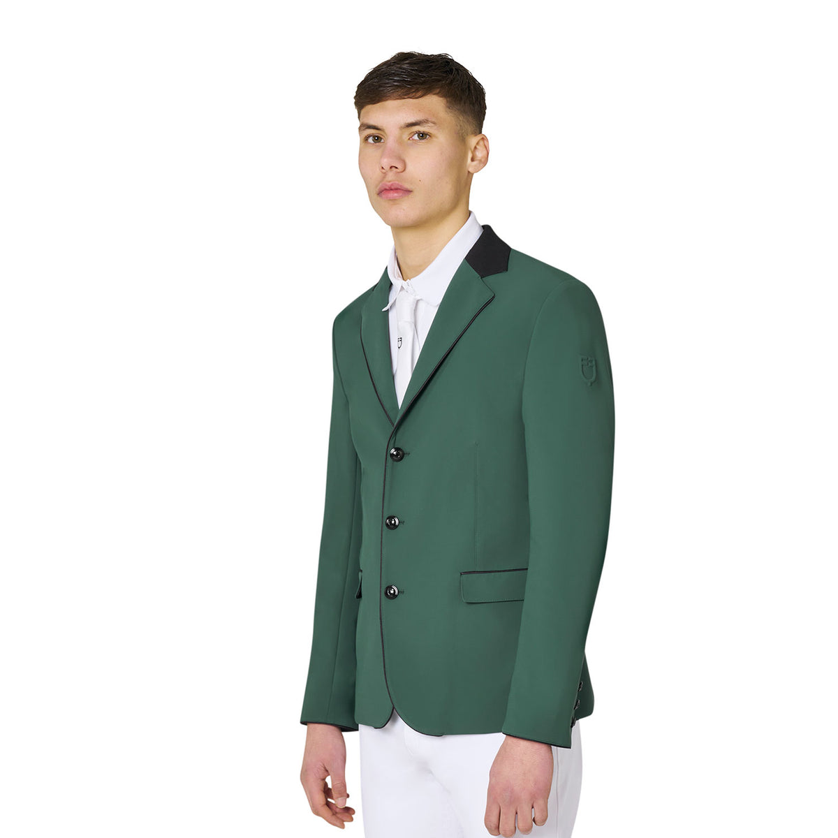 Men's competition jacket with three buttons