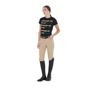 Women's slim fit grip breeches with logo INCENSE (16-1010) / 50