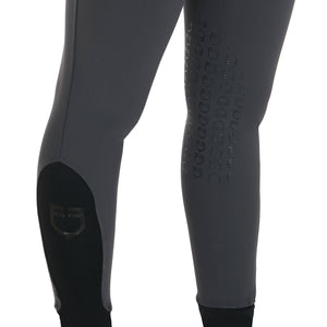 Women's slim fit grip breeches with logo ASPHALT (19-0201) / 50