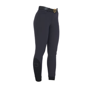 Women's slim fit grip breeches with logo NAVY BLAZER (19-3923) / 50