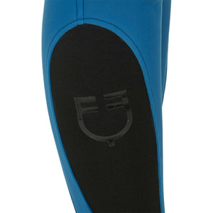 Women's slim fit grip breeches with logo BLUE CORAL (19-4526) / 50