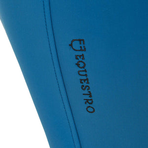 Women's slim fit grip breeches with logo BLUE CORAL (19-4526) / 50