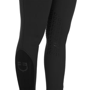 Women's slim fit grip breeches with logo BLACK / 50