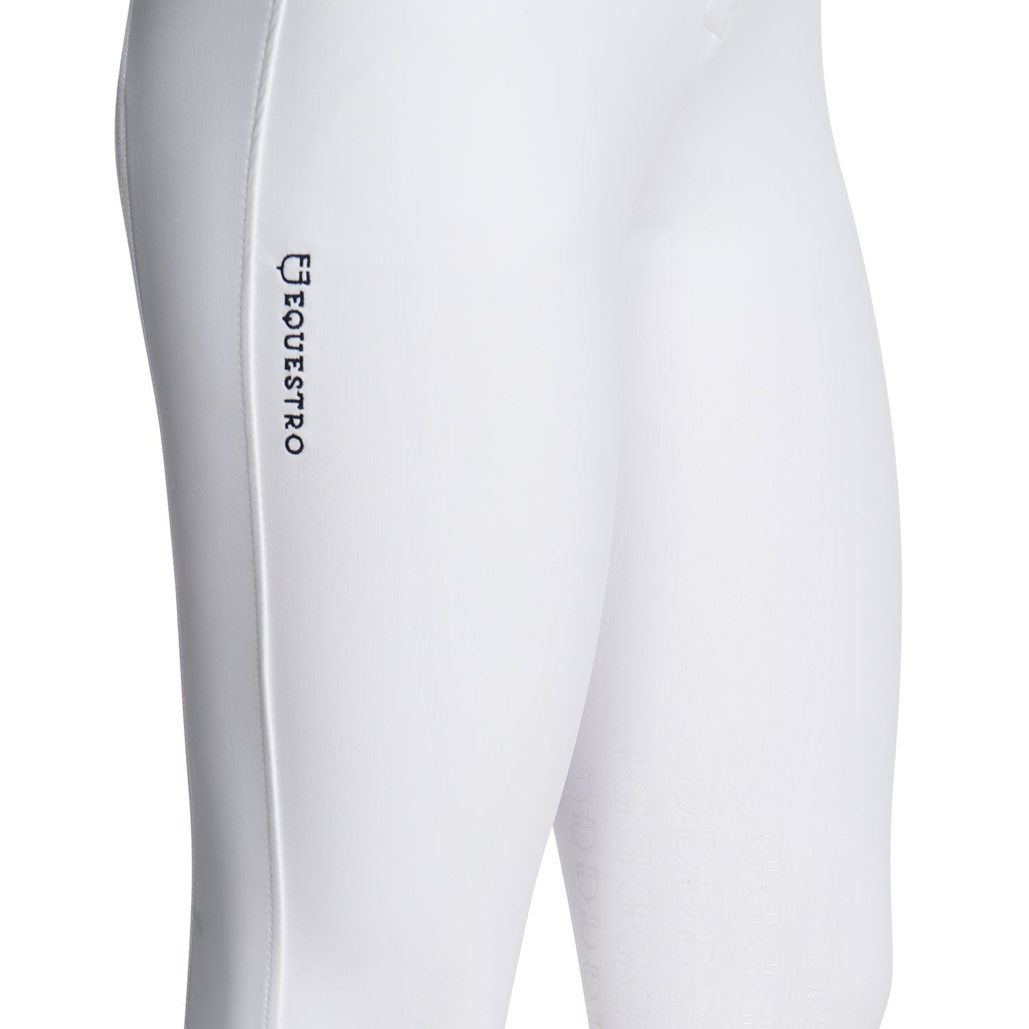 Women's slim fit grip breeches with logo WHITE / 50