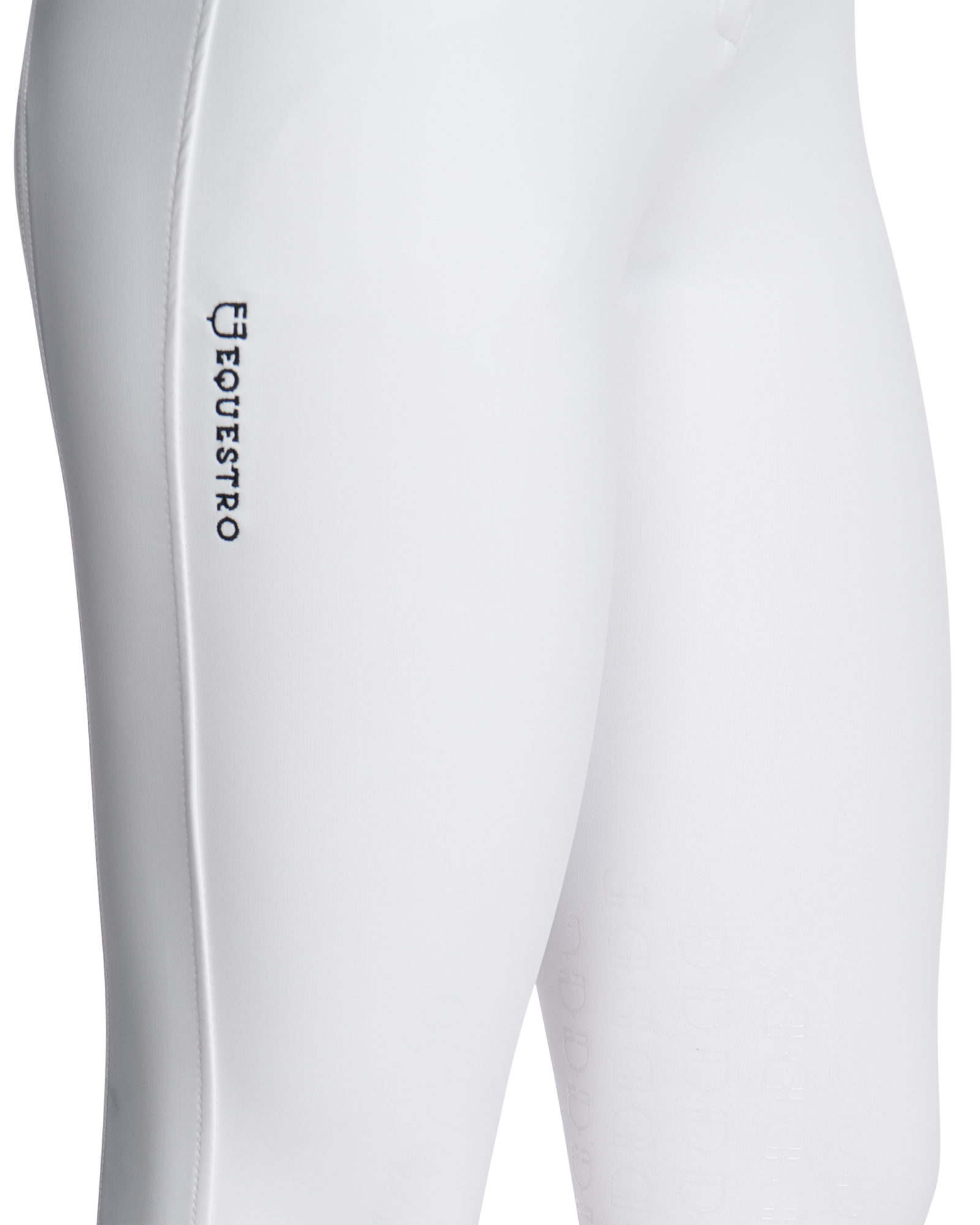 Women's slim fit grip breeches with logo WHITE / 50