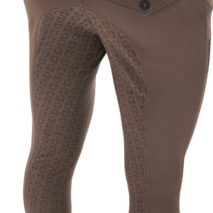 Men'S Slim Fit Full Grip Breeches WALNUT (18-1112) / 58