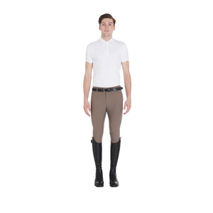 Men'S Slim Fit Full Grip Breeches WALNUT (18-1112) / 58