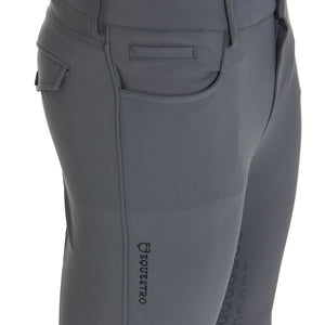 Men'S Slim Fit Full Grip Breeches ASPHALT (19-0201) / 58