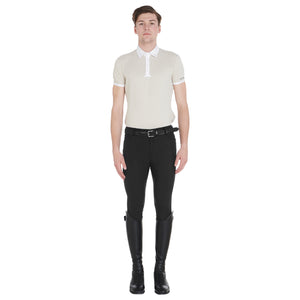 Men'S Slim Fit Full Grip Breeches BLACK / 58