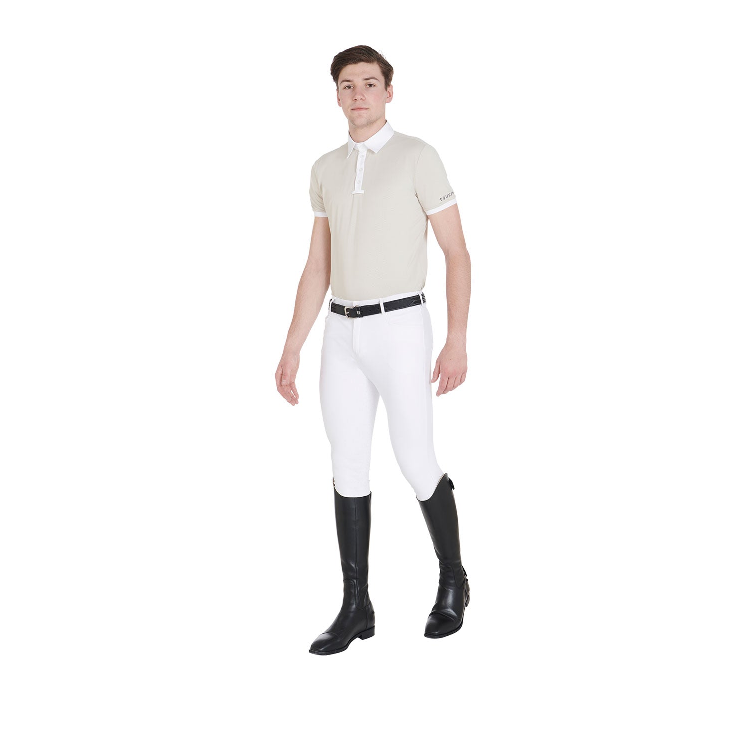 Men'S Slim Fit Full Grip Breeches WHITE / 58