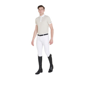 Men'S Slim Fit Full Grip Breeches WHITE / 58