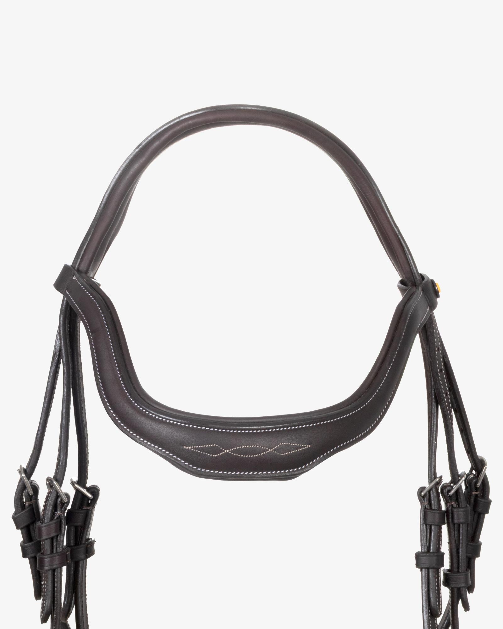 soft leather stitched bridle