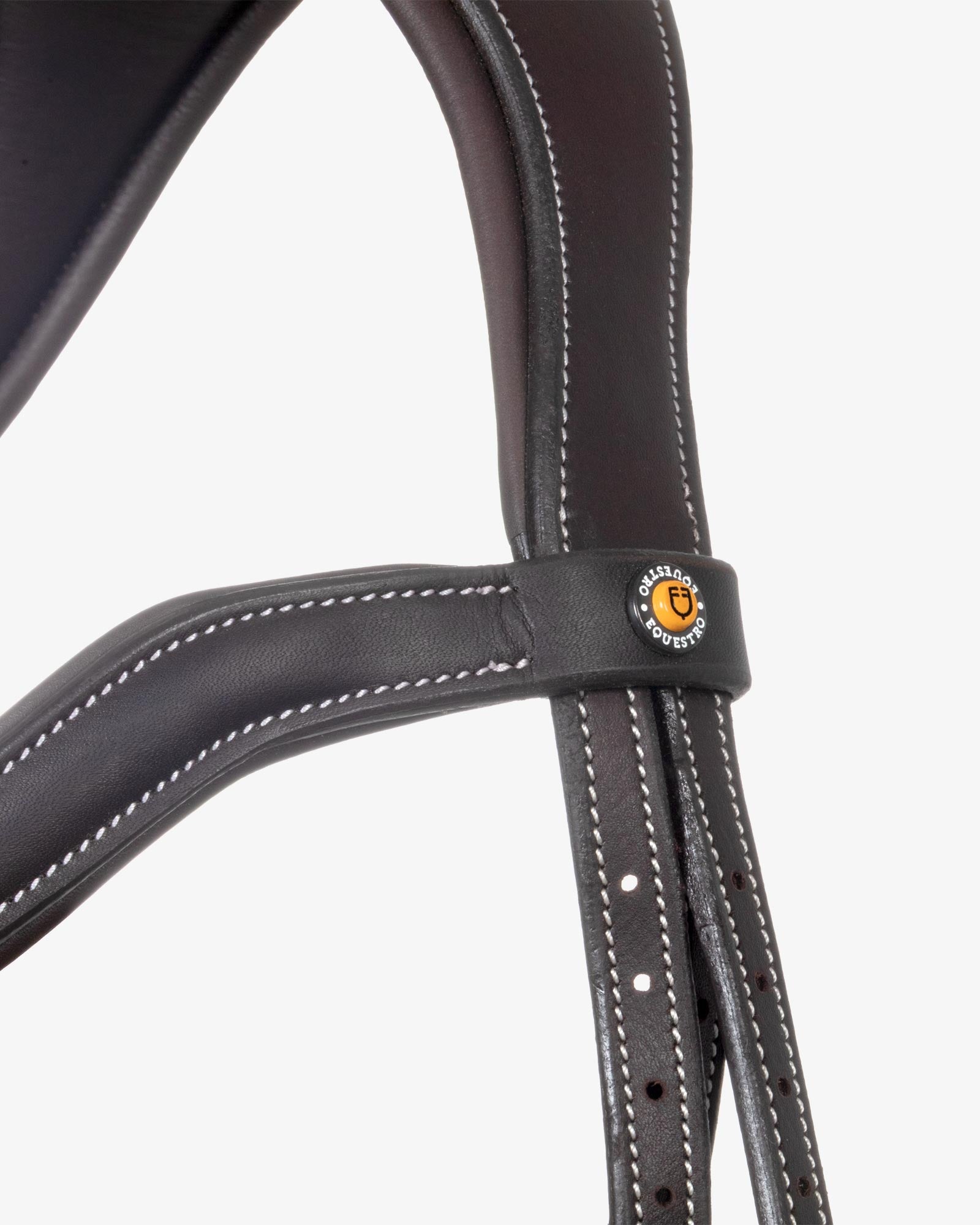 soft leather stitched bridle