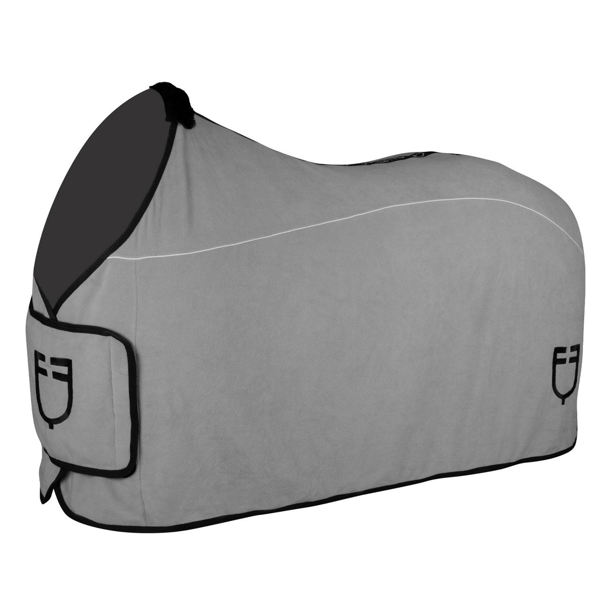 Fleece rug with flap front closure