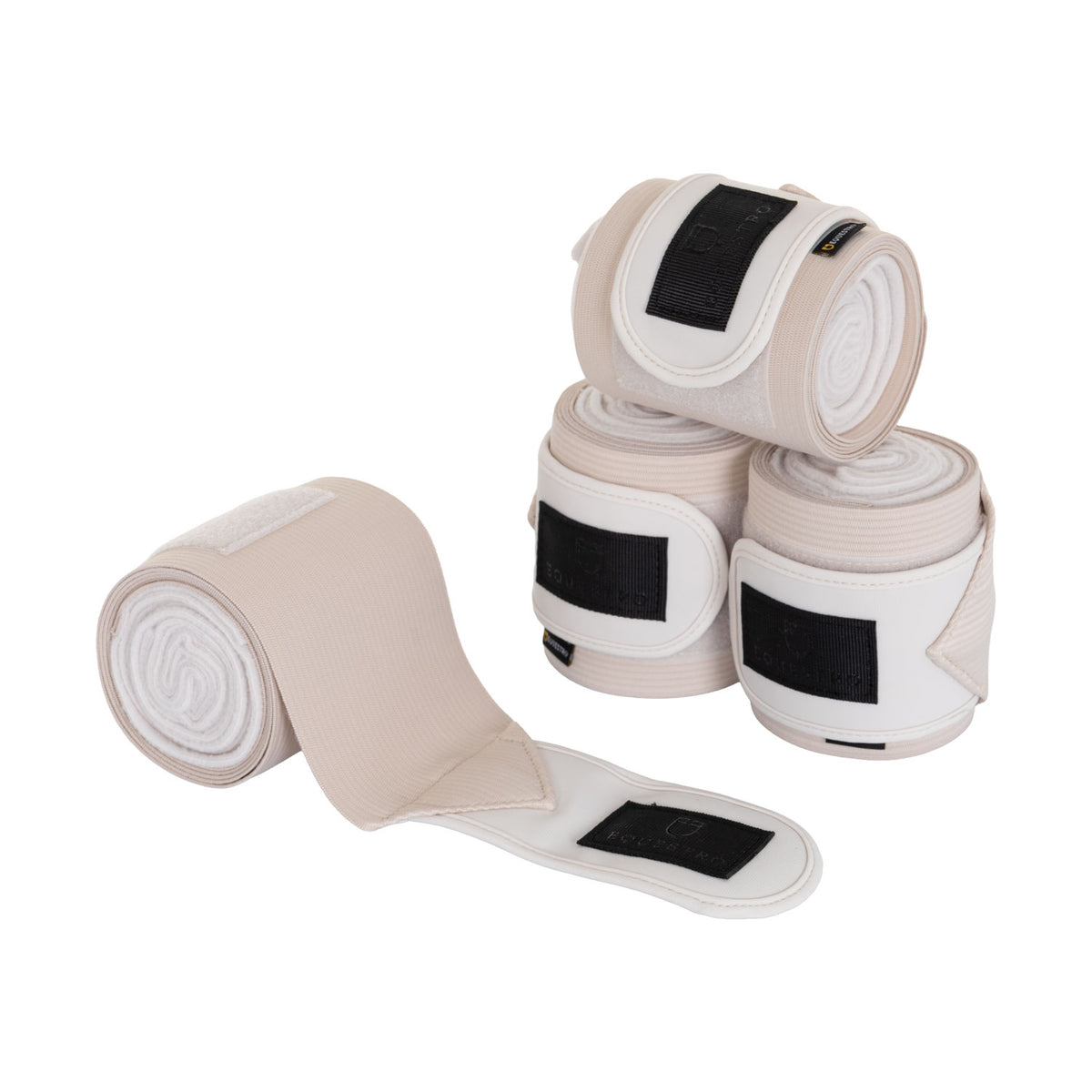 Fleece working bandages with elastic