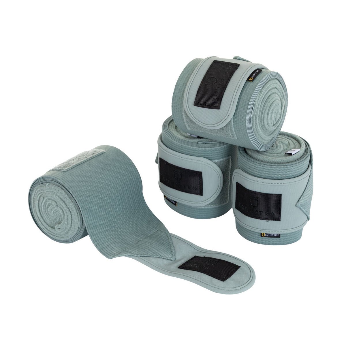 Fleece working bandages with elastic