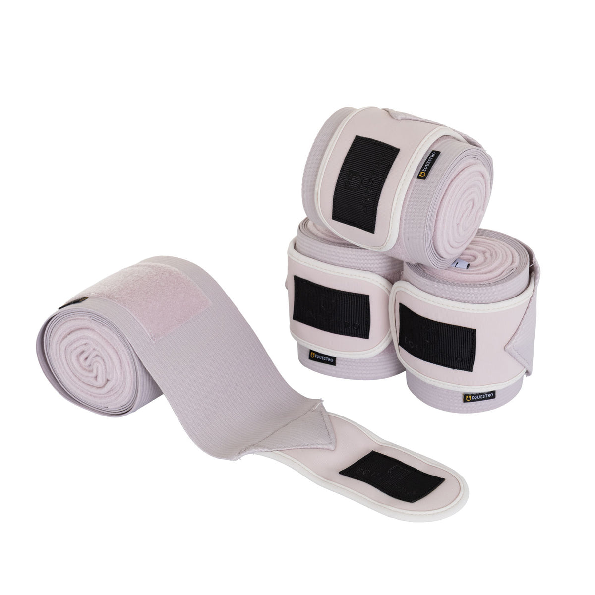 Fleece working bandages with elastic