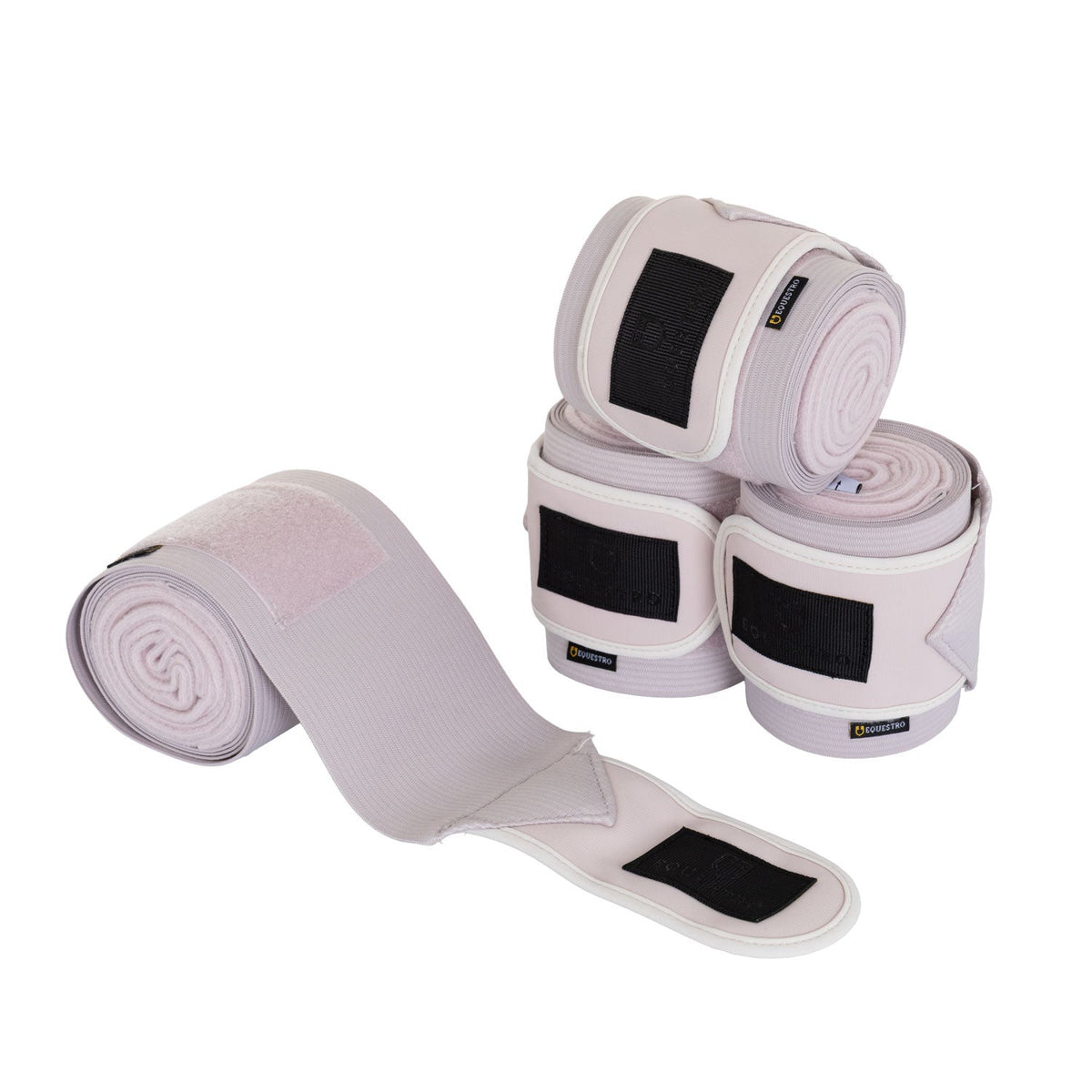 Fleece working bandages with elastic