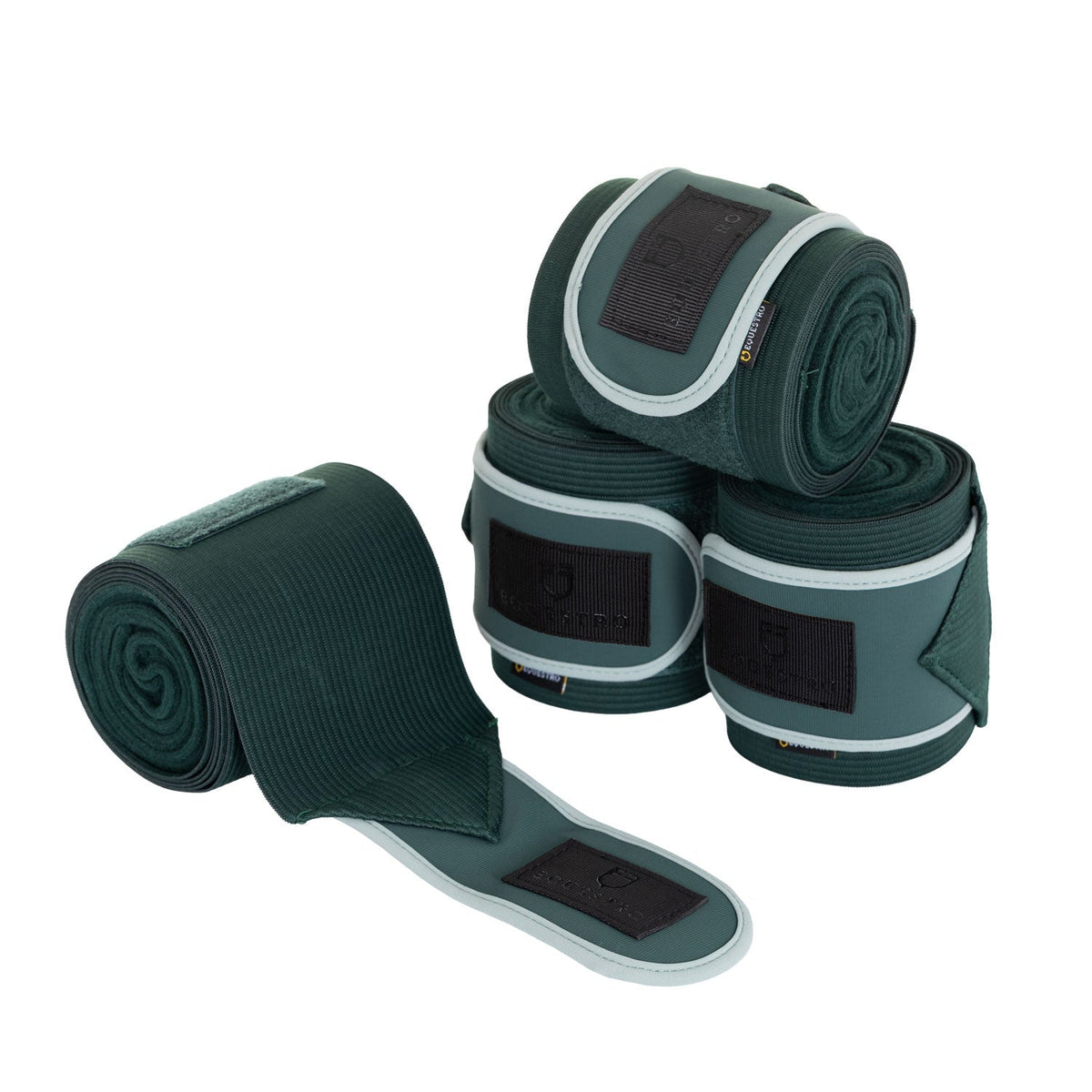Fleece working bandages with elastic