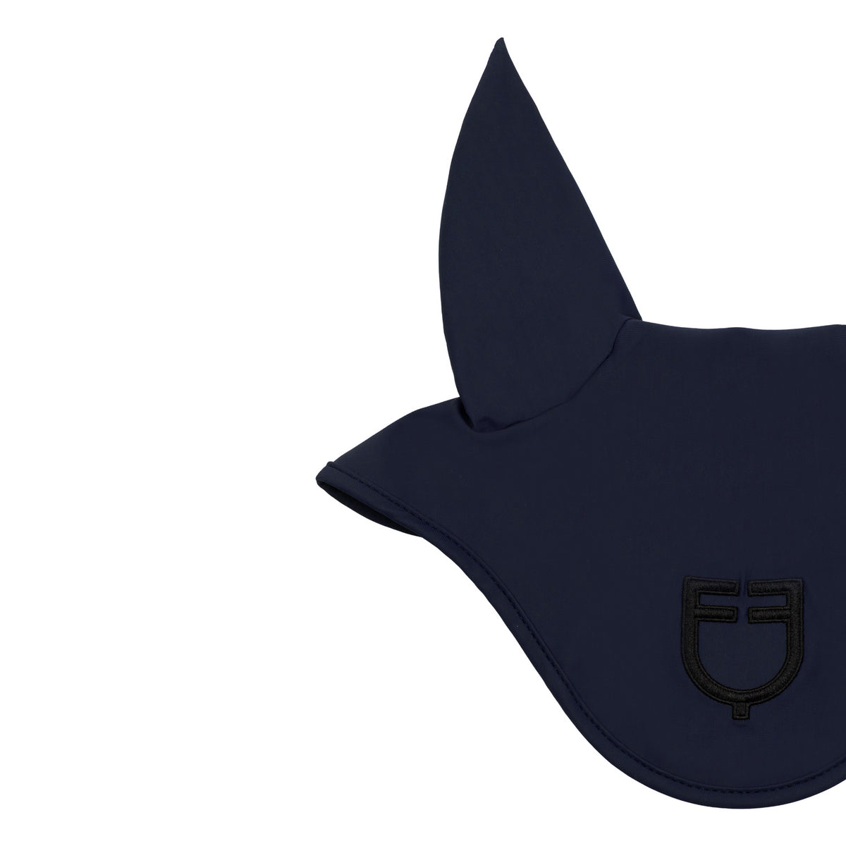 Technical fly veil with shaped ears