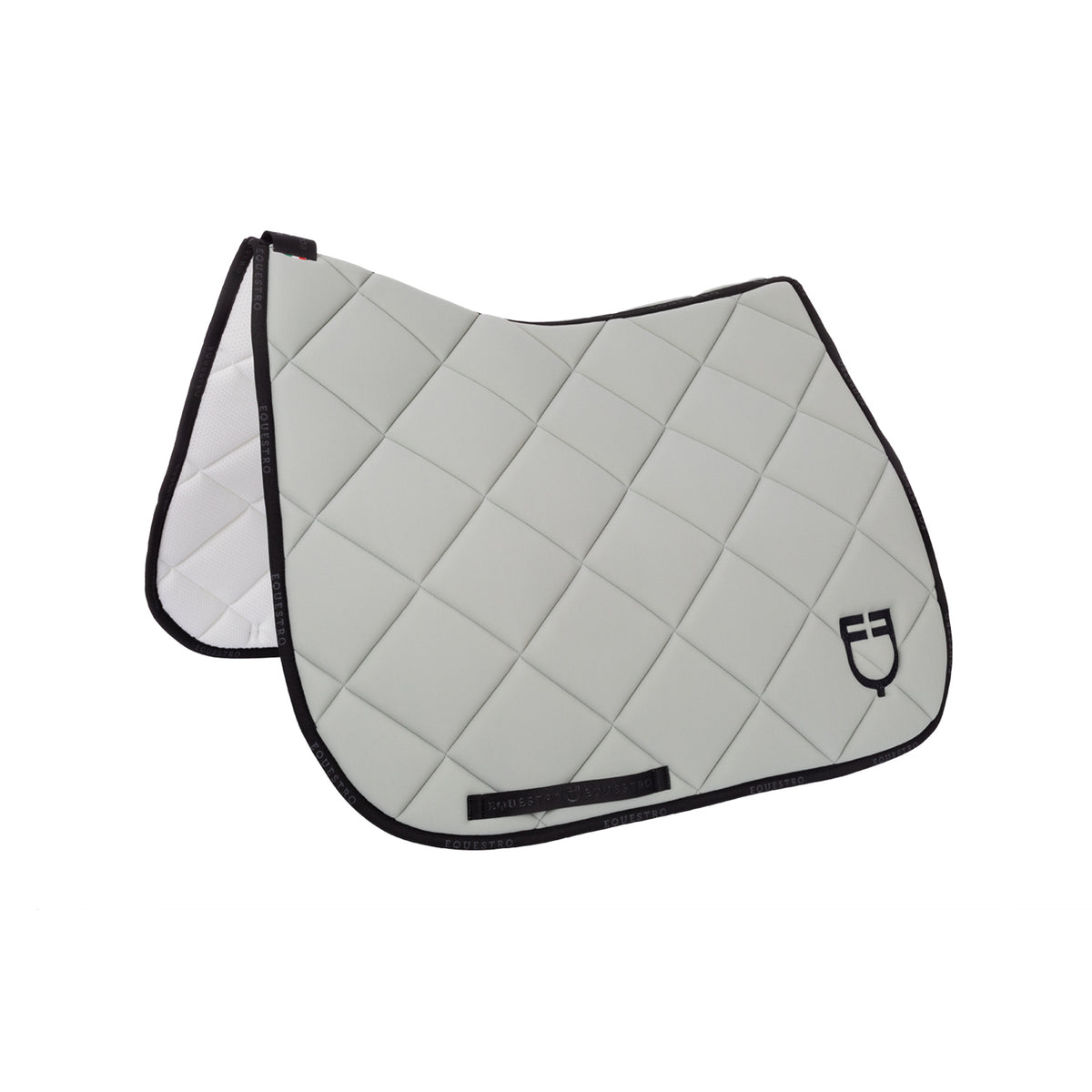 Dressage saddle pad technical fabric with logo