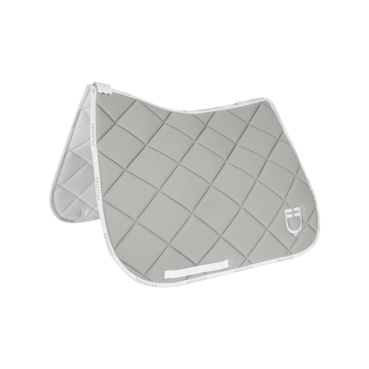 Dressage saddle pad technical fabric with logo