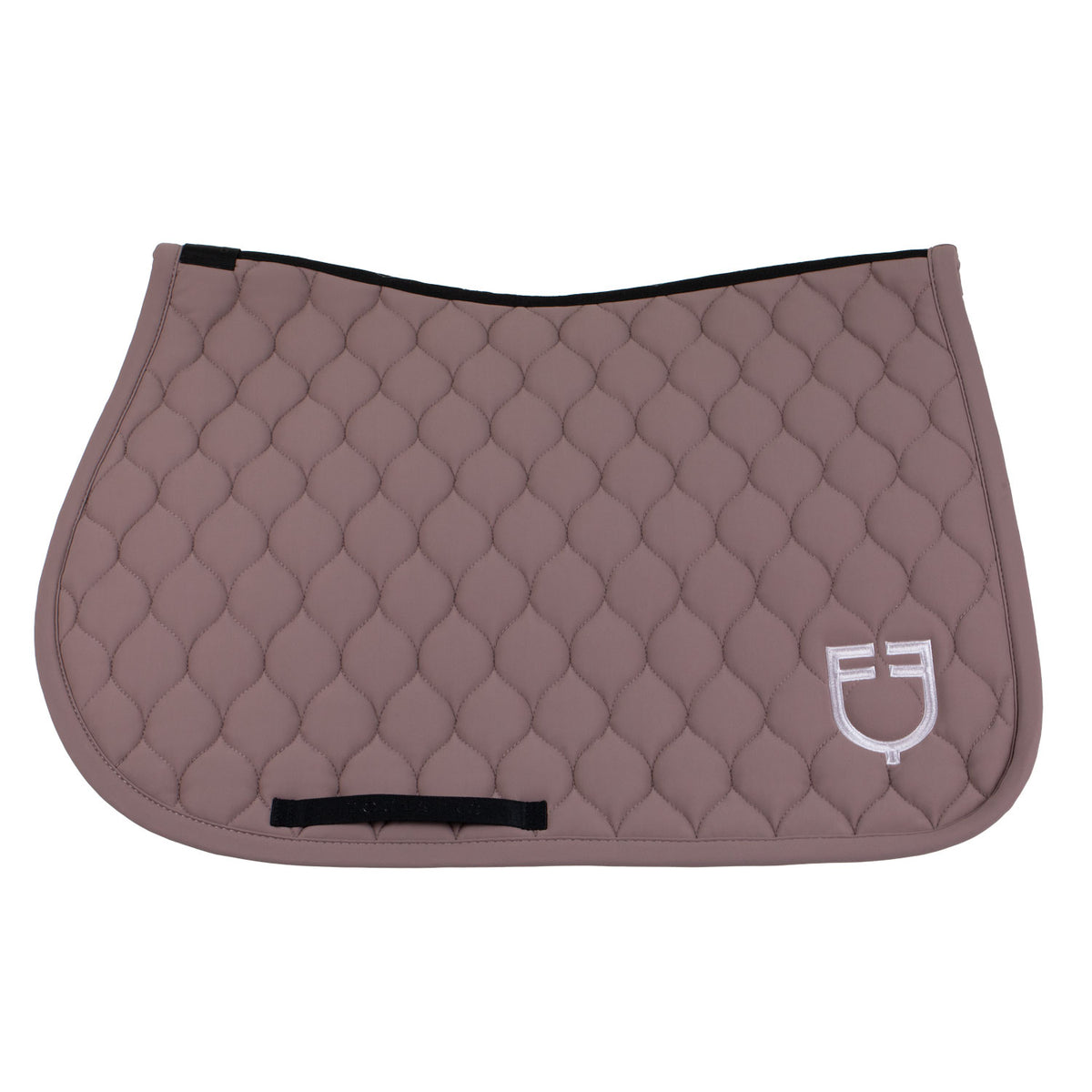 Jumping saddle pad with onion quilting