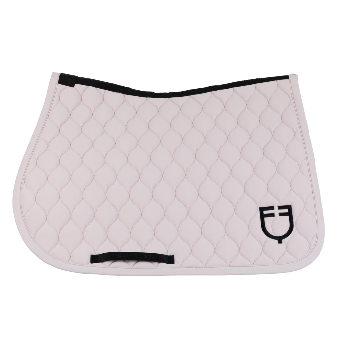 Jumping saddle pad with onion quilting