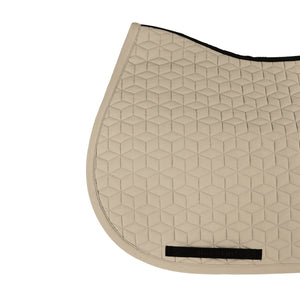 Jumping saddle pad cube quilting OXFORD TAN (15-1306) / FULL