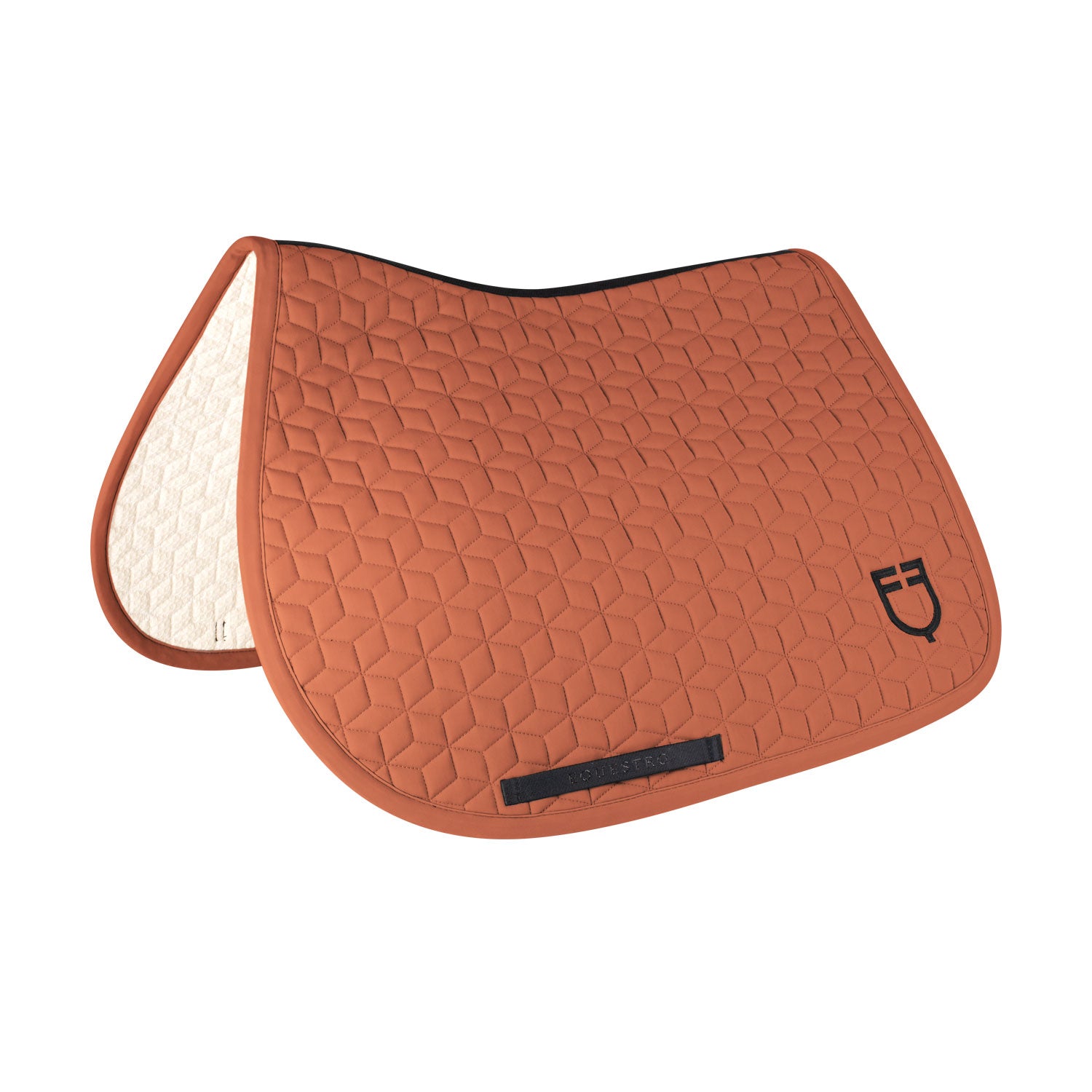 Jumping saddle pad cube quilting REDWOOD (18-1443) / PONNY