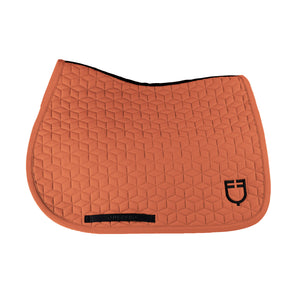 Jumping saddle pad cube quilting REDWOOD (18-1443) / FULL