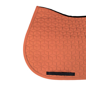 Jumping saddle pad cube quilting REDWOOD (18-1443) / PONNY