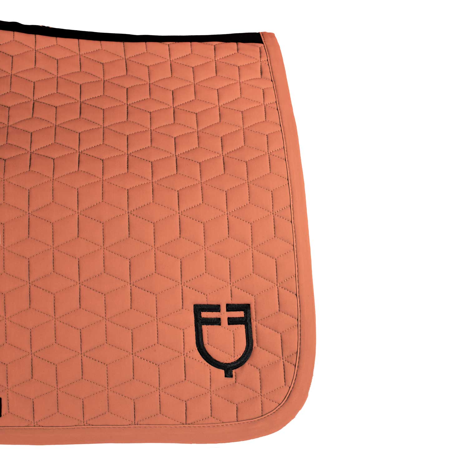 Jumping saddle pad cube quilting REDWOOD (18-1443) / FULL