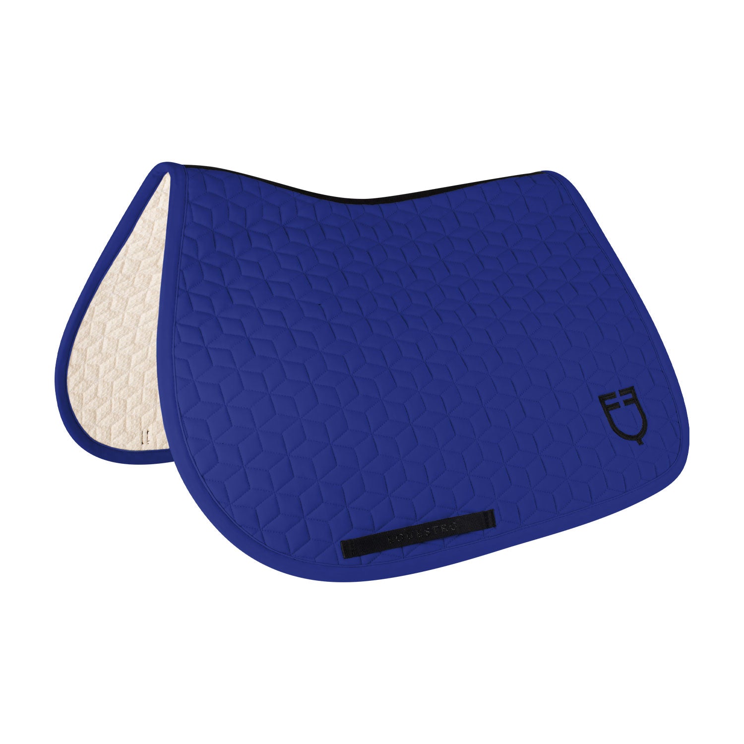Jumping saddle pad cube quilting SODALITE BLUE (19-3953) / FULL