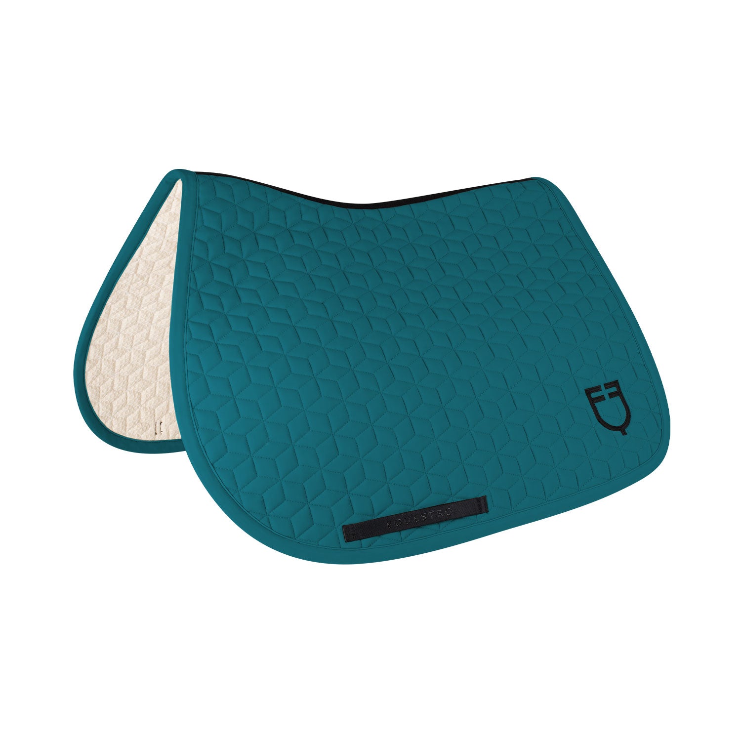 jumping saddle pad cube quilting PETROL (548C) / PONNY