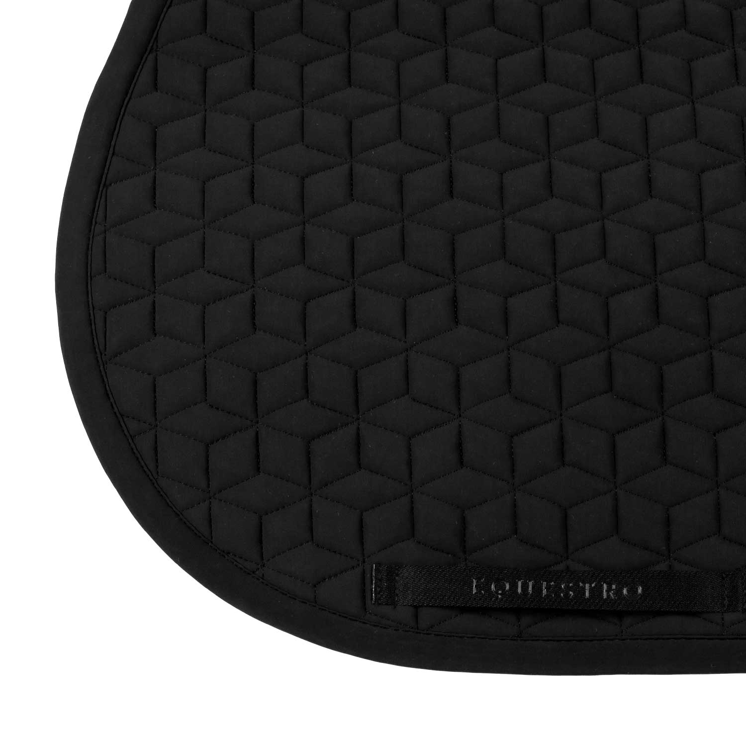 jumping saddle pad cube quilting BLACK / PONNY