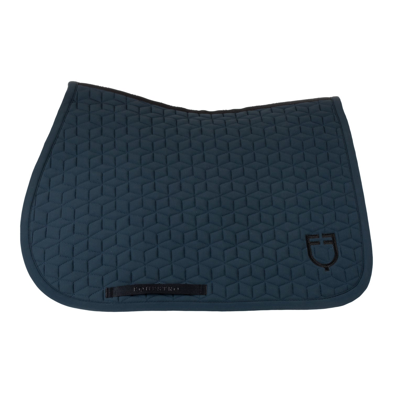Jumping saddle pad cube quilting NAVY / FULL