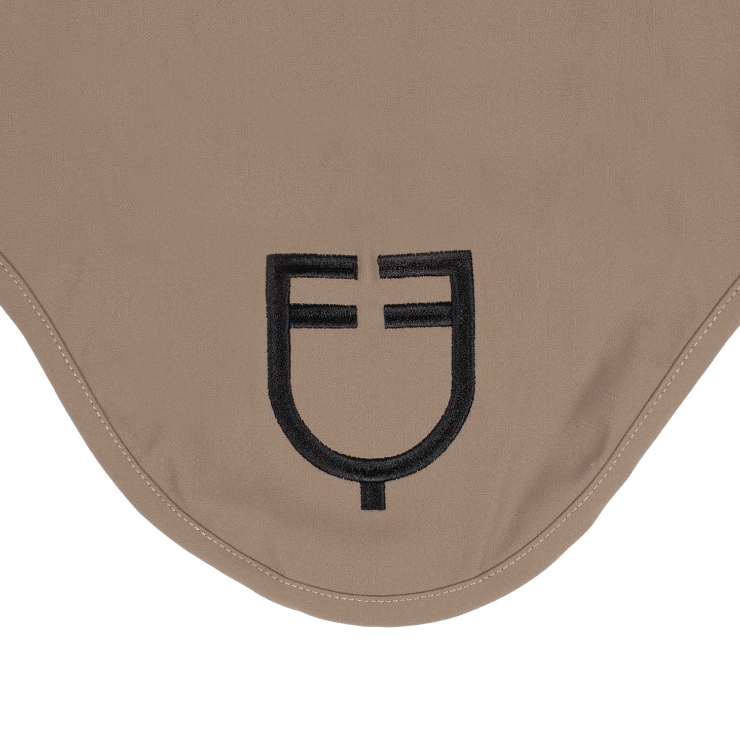 Fly veil stretch technical fabric with logo WALNUT (18-1112) / FULL