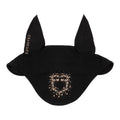 Fly veil in technical fabric with rhinestone logo