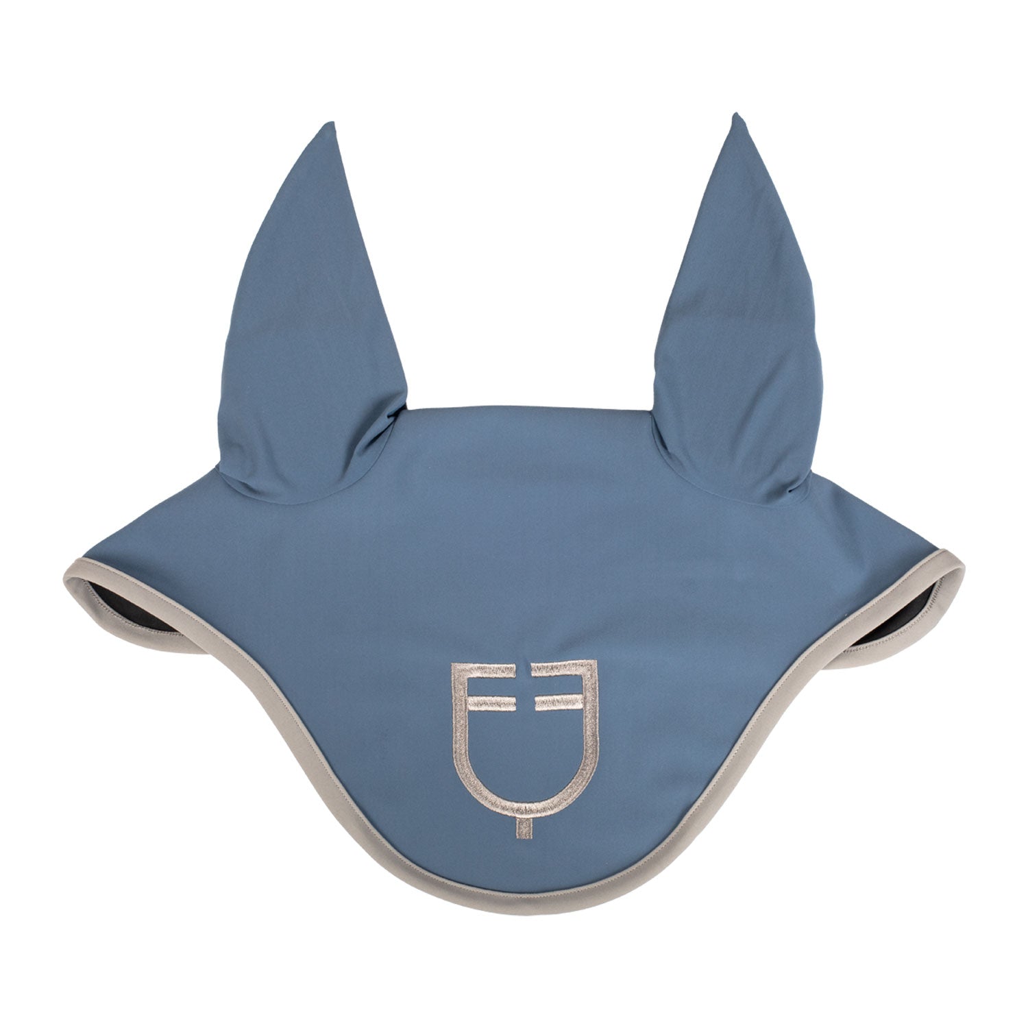 Wave Quilting fly veil in technical fabric BERING SEA (18-4028)/FROST GREY (170000) / FULL