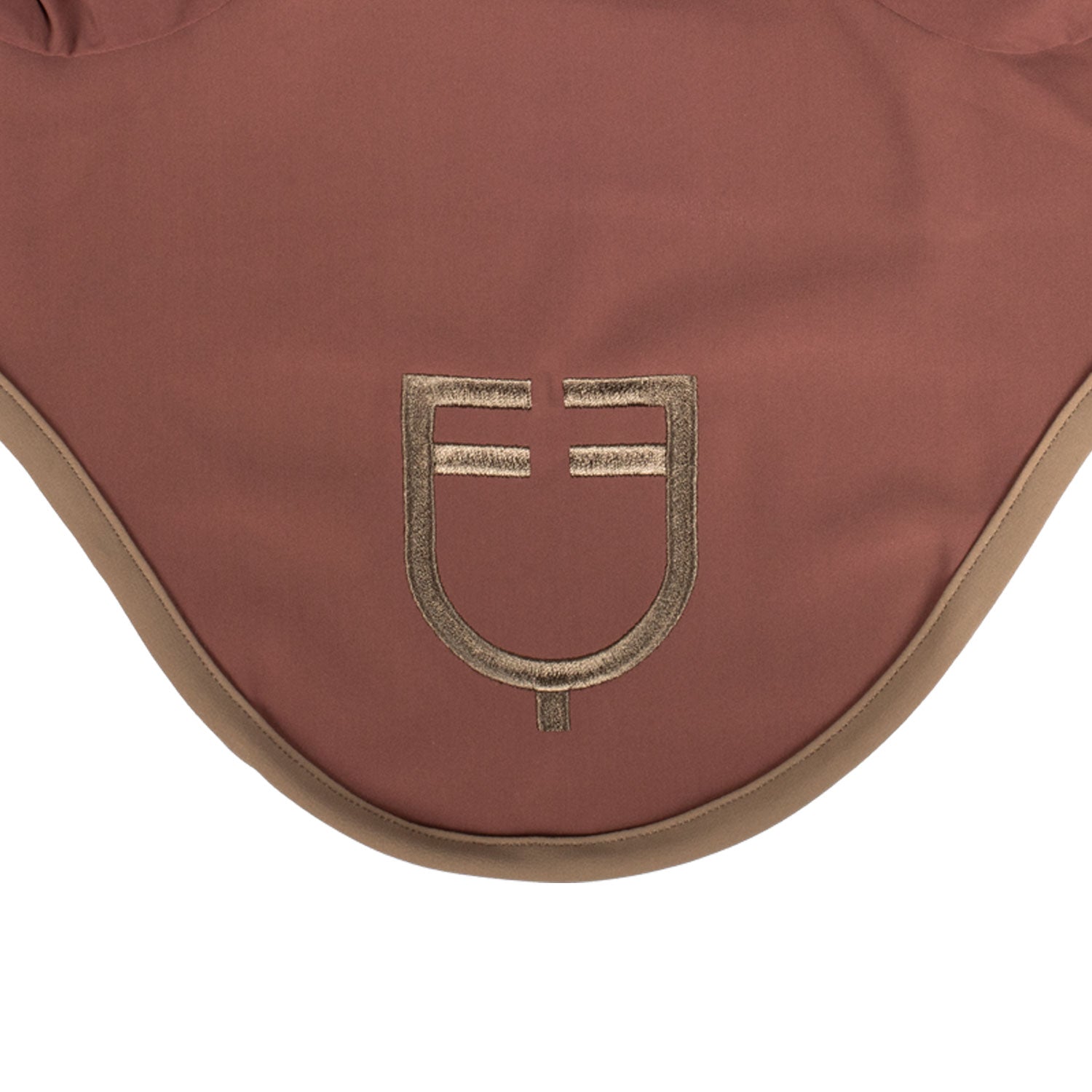 Wave Quilting fly veil in technical fabric MARRON (18-1415)/WALNUT (18-1112) / FULL