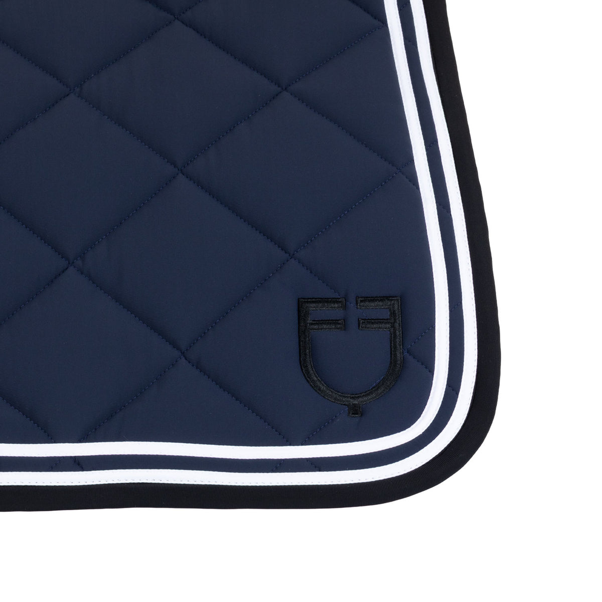 Double Stripes jumping saddle pad in technical fabric