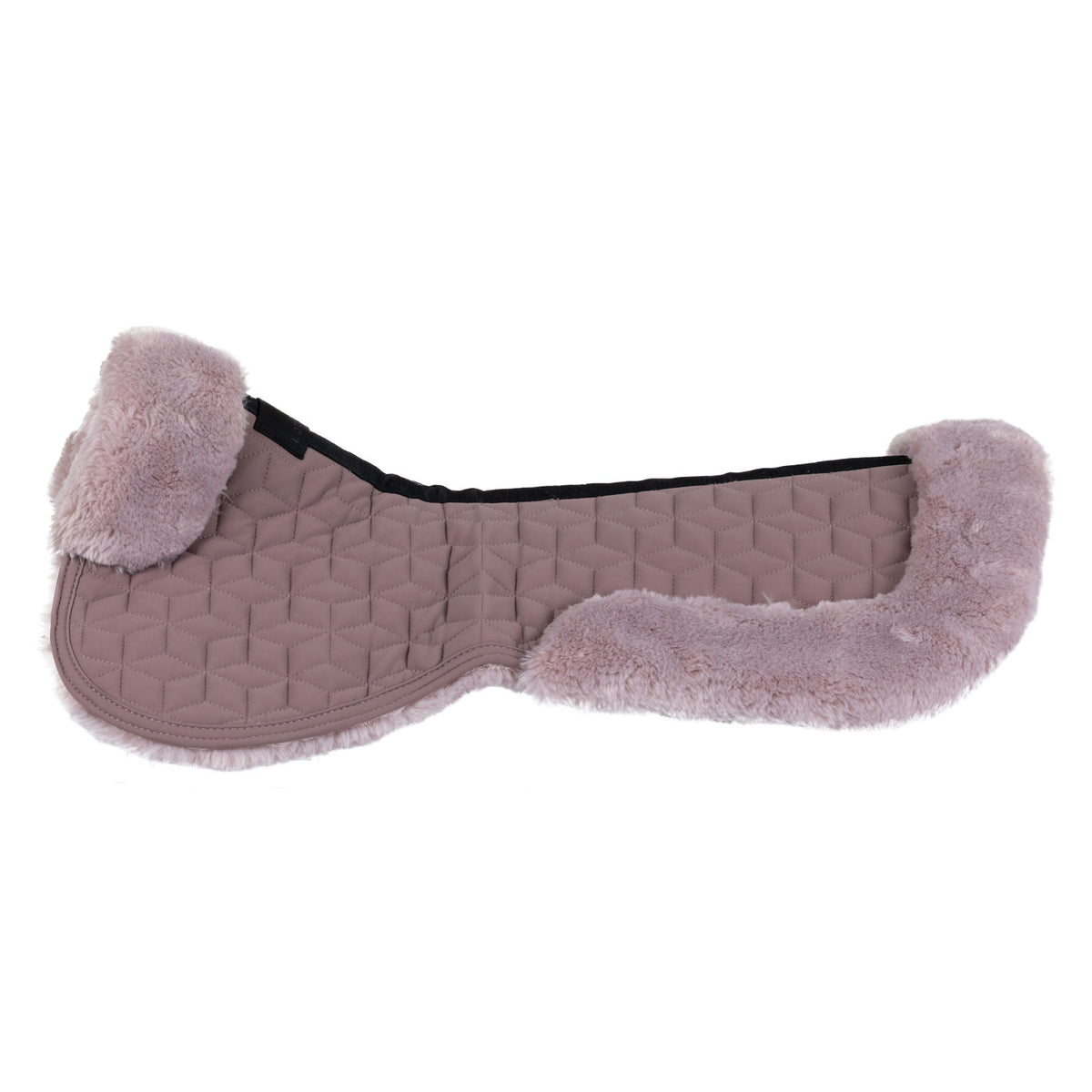 Pad in technical fabric and synthetic sheepskin with cube quilting