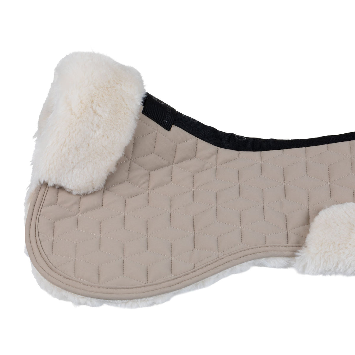 Pad in technical fabric and synthetic sheepskin with cube quilting