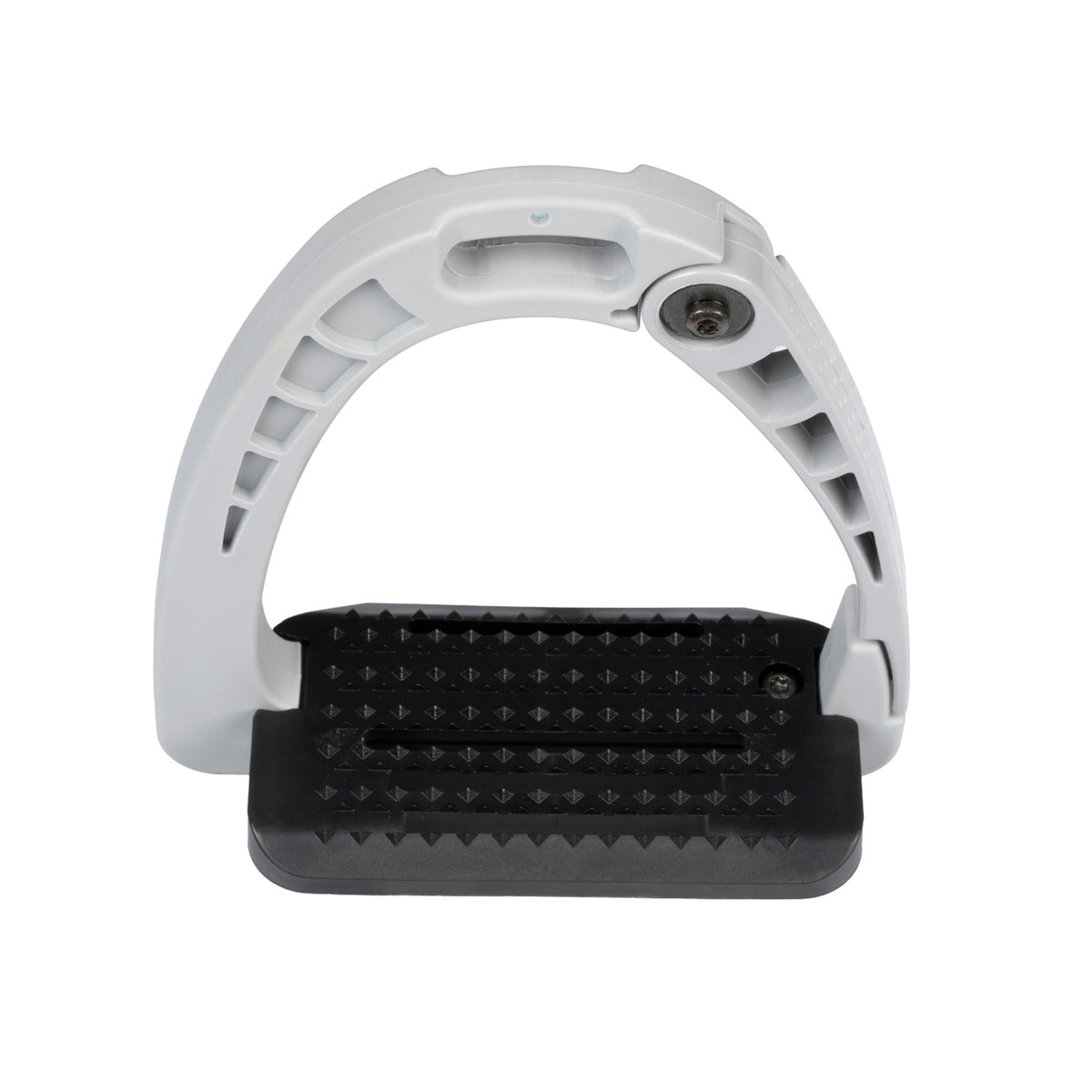 Junior stirrups side opening and wide tread