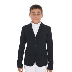 Kids' competition jacket with three buttons BLACK / 14 YEARS