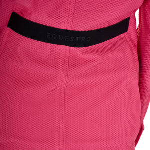 Girls' three-button competition jacket perforated fabric HONEYSUCKLE (18-2120) / 14YEARS