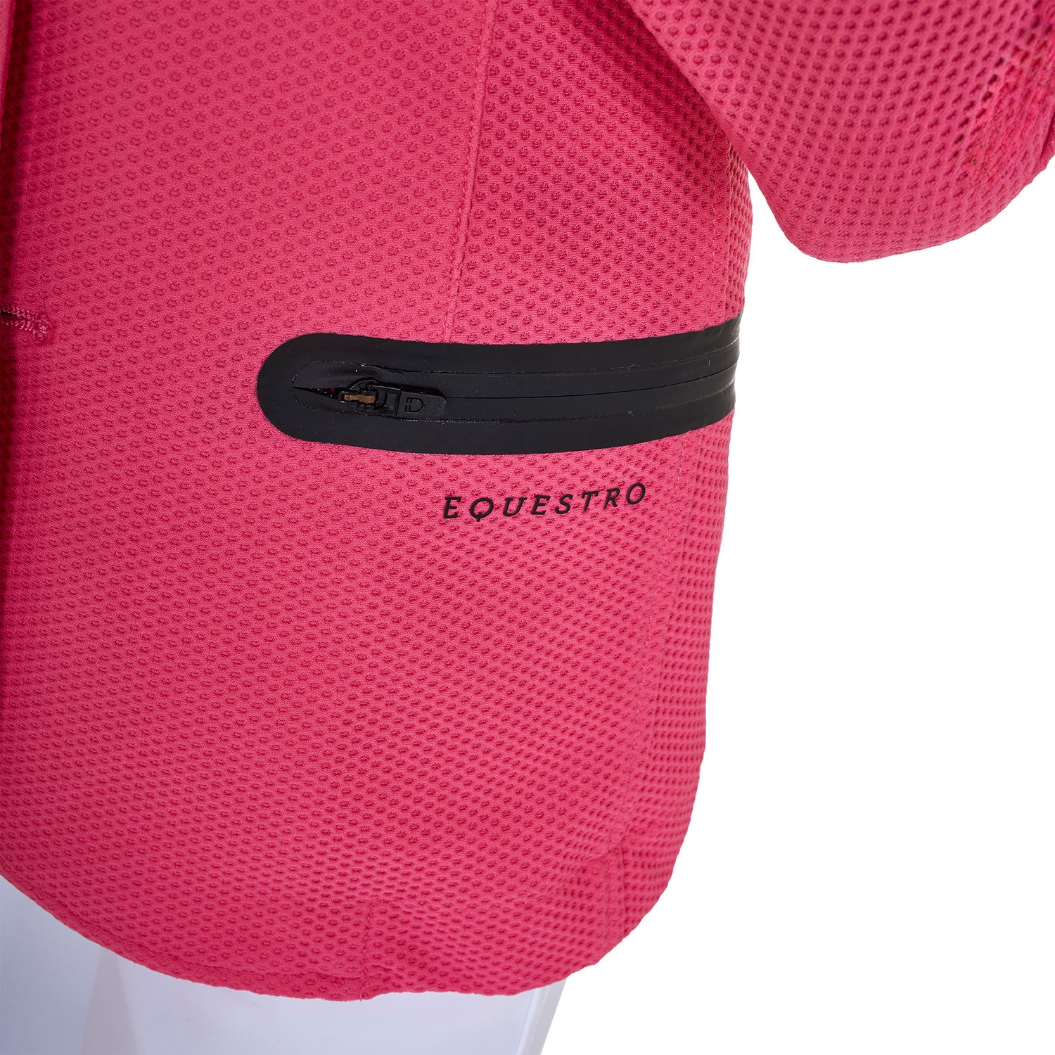 Girls' three-button competition jacket perforated fabric HONEYSUCKLE (18-2120) / 14YEARS