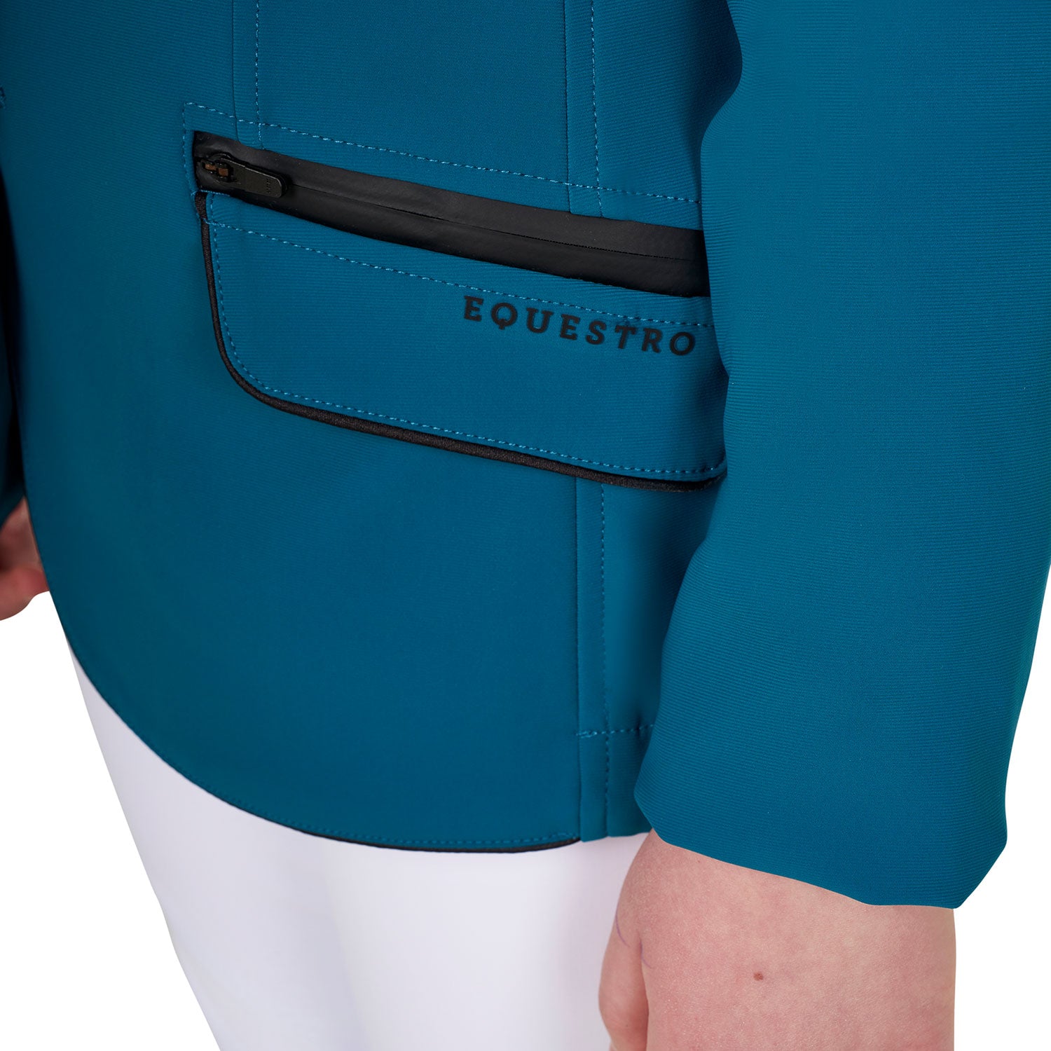 Girls' competition jacket in technical fabric BLUE CORAL (19-4526) / 14 YEARS